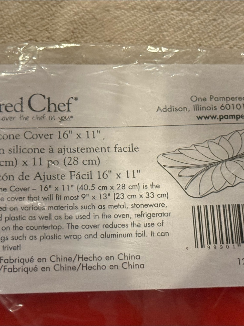 Pampered Chef Silicone Cover